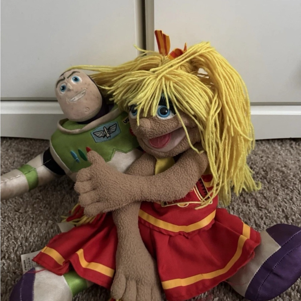 Disney Toy Story Buzz Lightyear & Cheerleader Medium Plush Stuffed Animals